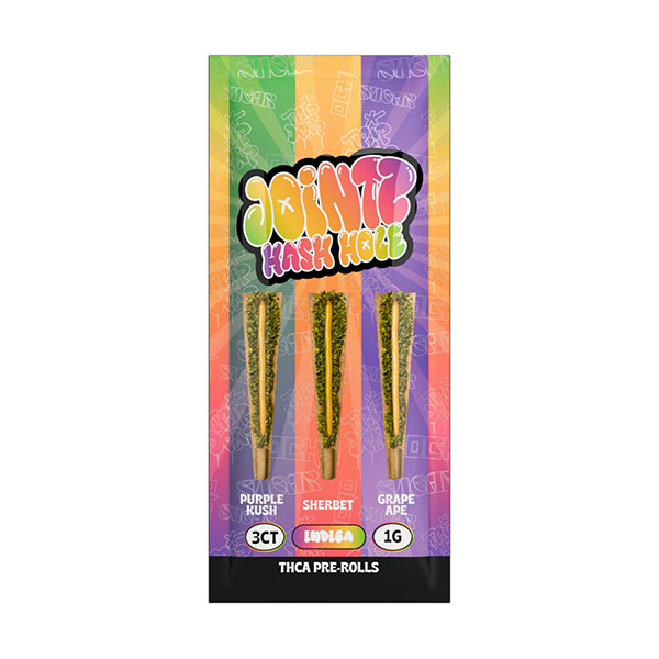 Ocho-Trip-Sugar-THCA-Jointz-Hash-Hole-(3ct)-3g-Purple-Kush-x-Sherbet-x-Grape-Ape