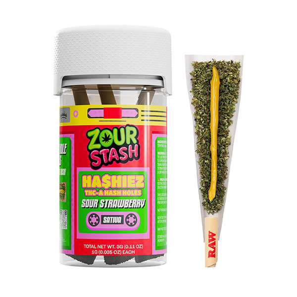 Zour-Stash-Hashiez-THCA-Pre-Rolls-(3ct)-3g-Sour-Strawberry