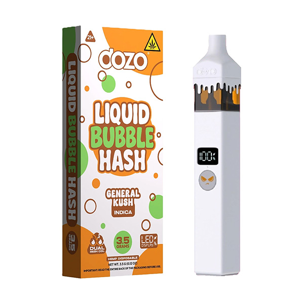 Dozo-Liquid-Bubble-Hash-Disposable-3.5g-General-Kush