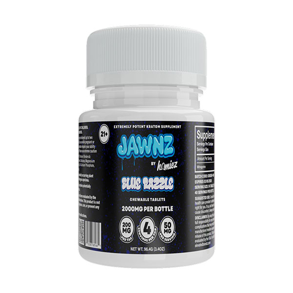 Jawns-Kratom-Tablets-(10ct)-2000mg-Blue-Razzle