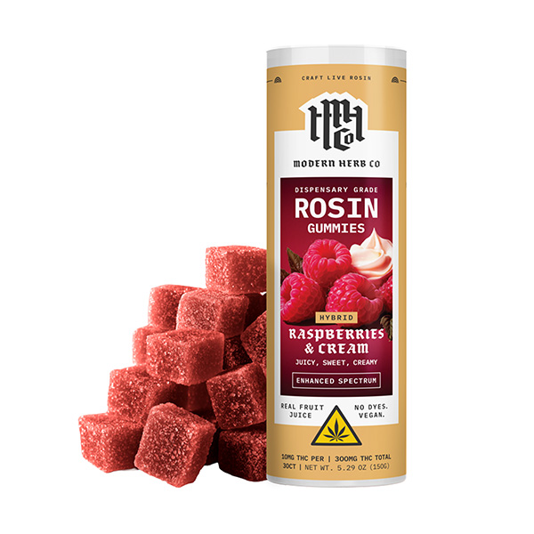Modern-Herb-Co-Live-Rosin-Gummies-(30ct)-300mg-Raspberries-n-Cream