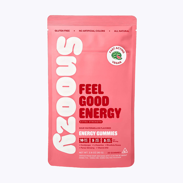 Snoozy Extra Strength Energy Gummies | (20ct) 400mg