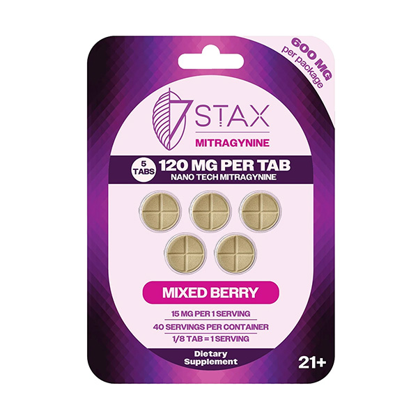 7Stax-Nano-Tech-MIT-Kratom-Tablets-(5ct)-600mg-Mixed-Berry