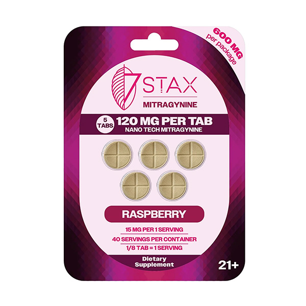 7Stax-Nano-Tech-MIT-Kratom-Tablets-(5ct)-600mg-Raspberry