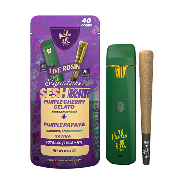 Hidden-Hills-Signature-THCA-Sesh-Kit-4g-Purple-Cherry-Gelato-+-Purple-Papaya