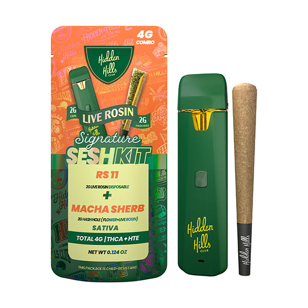 Hidden-Hills-Signature-THCA-Sesh-Kit-4g-RS11-+-Macha-Sherb