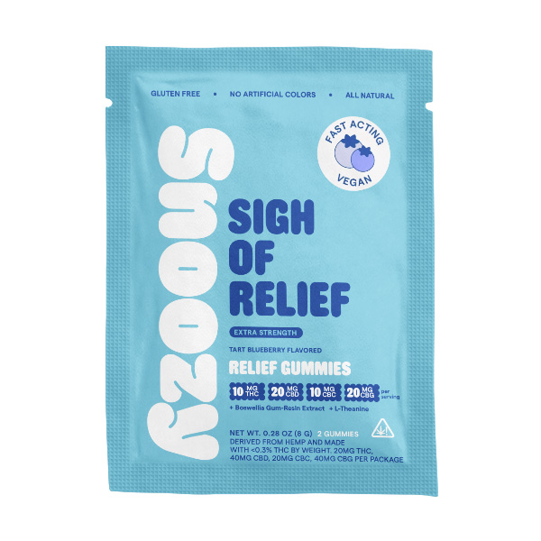 Snoozy Sigh Of Relief Extra Strength Gummies | (2ct) 120mg