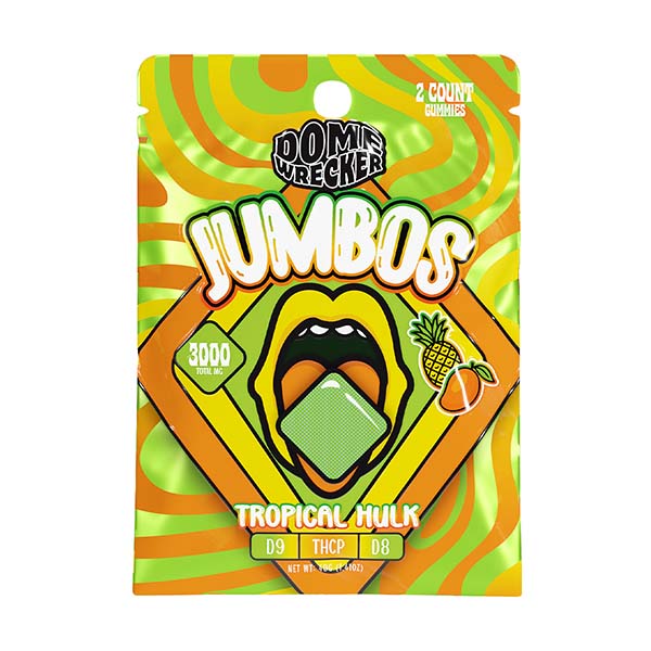 Domewrecker D9 + THCP + D8 Jumbos Gummies | (2ct) 3000mg