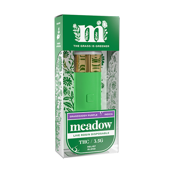 Meadow Live Rosin Effect Based Blend Disposable | 3.5g - Image 10