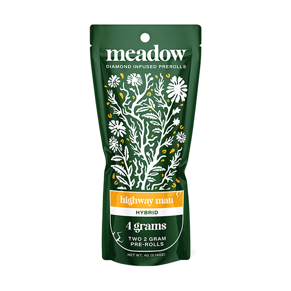 Meadow THC-H Diamond Infused Pre-Rolls | (2ct) 4g