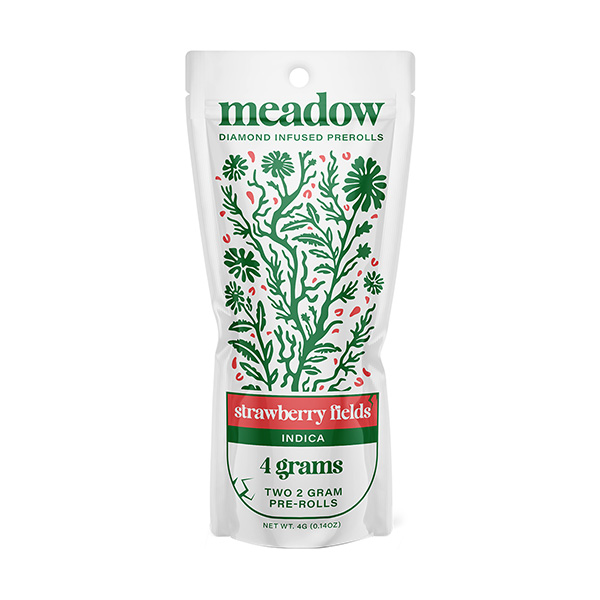 Meadow THC-P Diamond Infused Pre-Rolls | (2ct) 4g