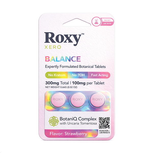 Roxy-Xero-Botaniq-Complex-Tablets-(3ct)-300mg-Strawberry