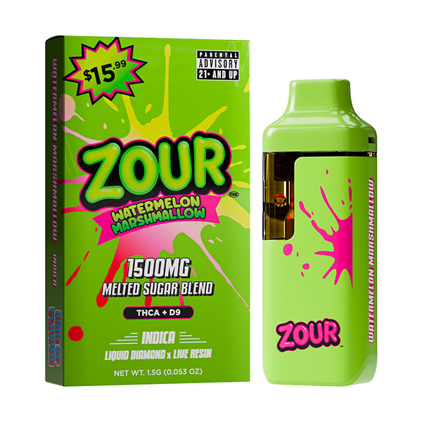 Zour-Melted-Sugar-Blend-THCA-Device-1.5g-Watermelon-Marshmallow