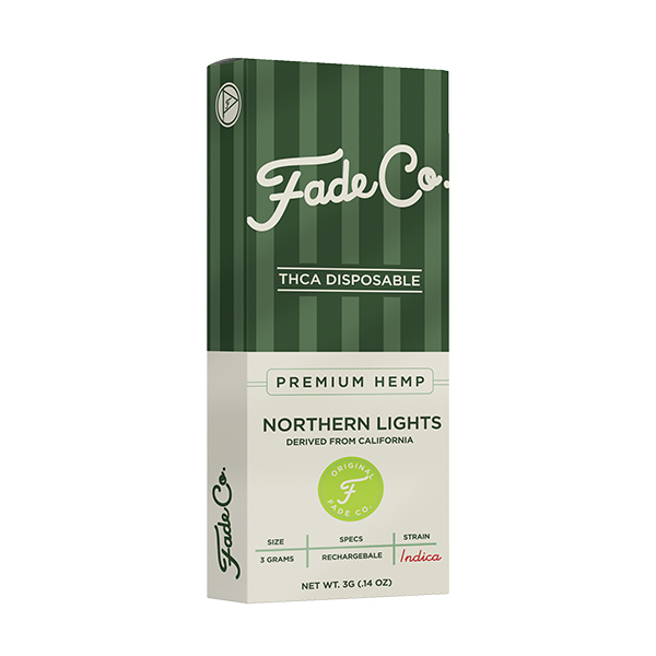 Fade-Co-THCA-Disposable-3g-Northern-Lights