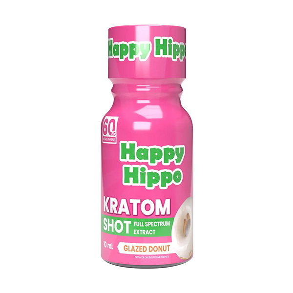 Happy-Hippo-Kratom-Extract-Shot-60mg-Glazed-Donut