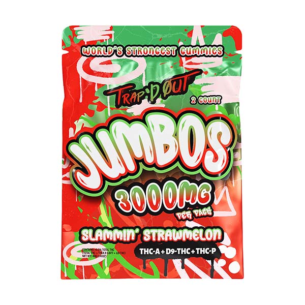 Trap’d Out THCA Jumbos Gummies | (2ct) 3000mg