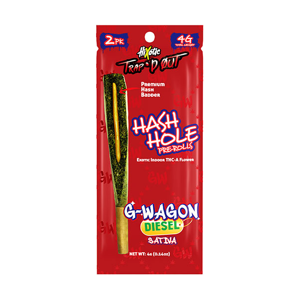 HiXotic Trap’d Out THCA Hash Holes | (2ct) 4g
