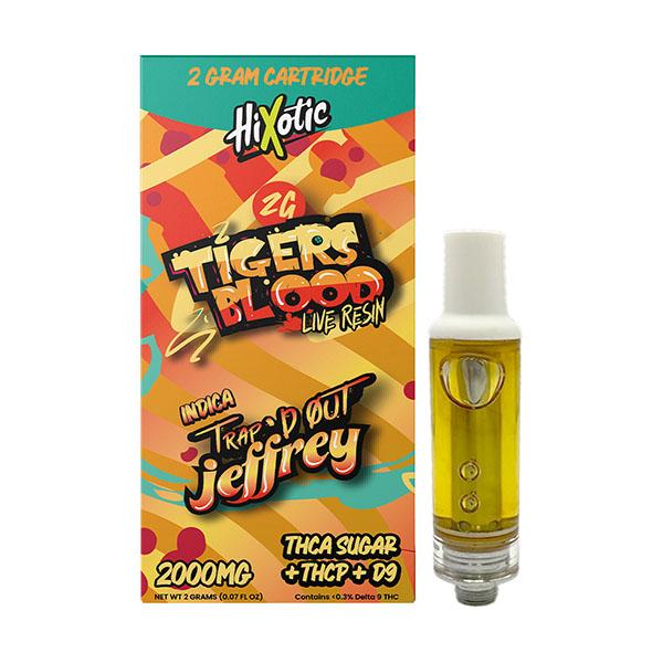 HiXotic Trap’d Out Jeffrey Cartridge | 2g - Image 6
