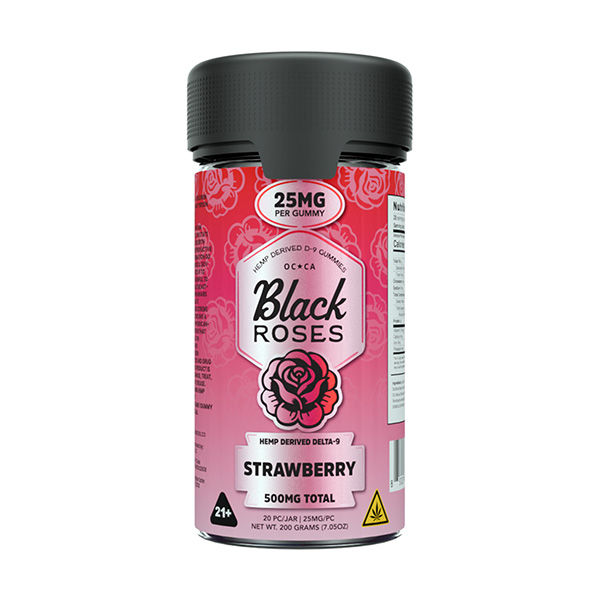 Black Roses D9 Gummies | (20ct) 500mg