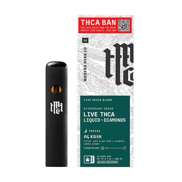 Modern Herb Co Live THCA Disposable Vape | 2g