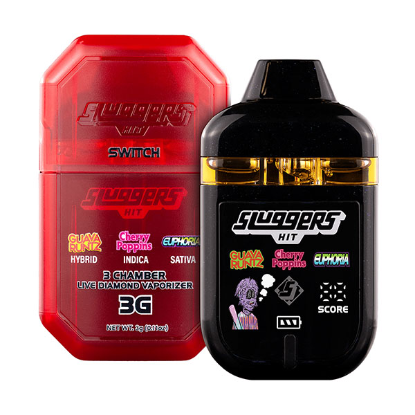 Sluggers Hit Super Switch Live Diamond Trio Disposable | 3.5g
