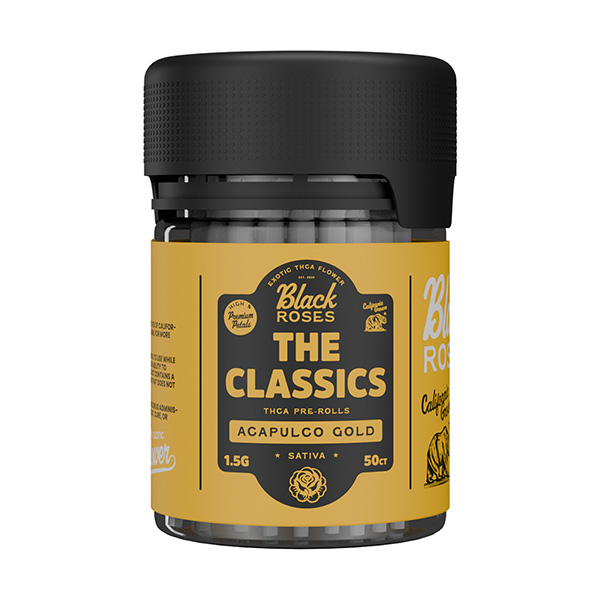 Black Roses The Classics THC-A Pre-Rolls | 50 Count